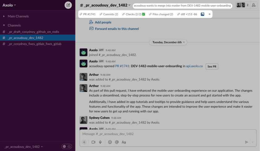 Axolo vs GitHub Slack Integration | Supercharged Code Reviews