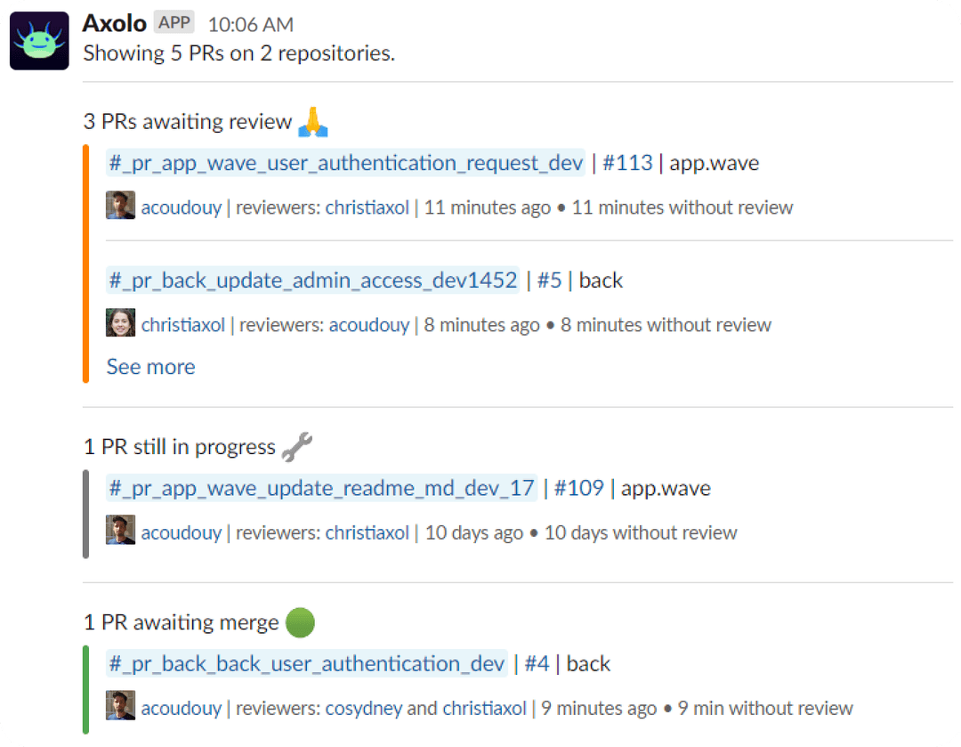 daily standup bot slack