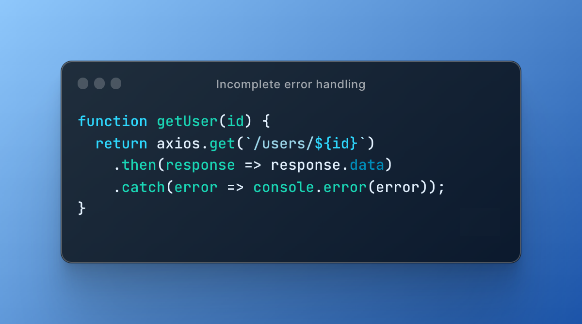 Incomplete-error-handling-example