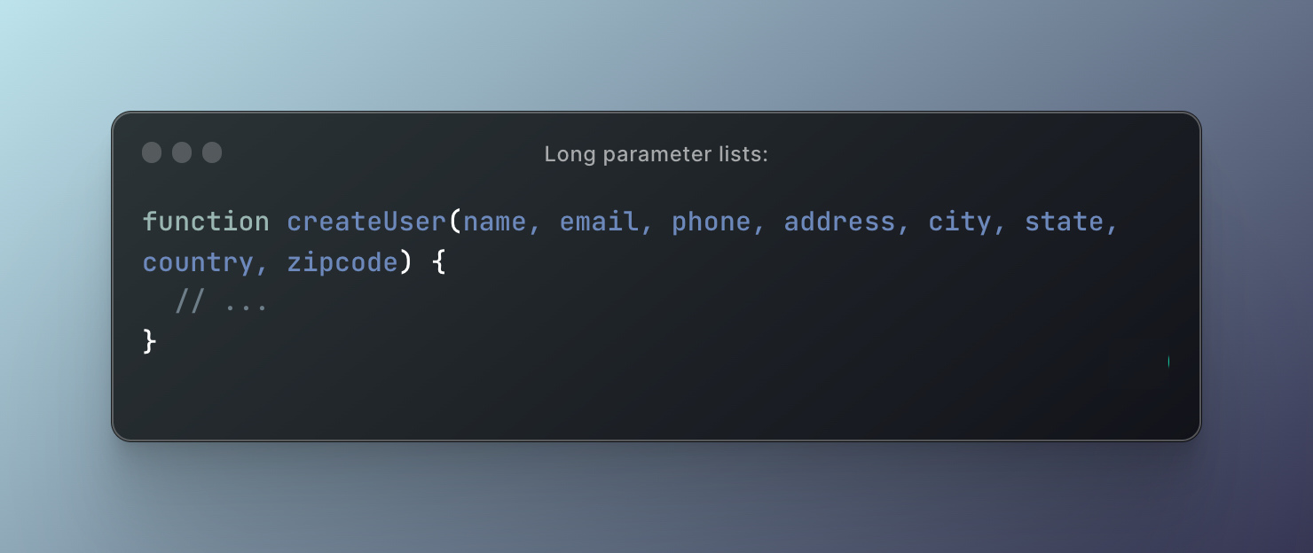 Long-parameter-lists-example