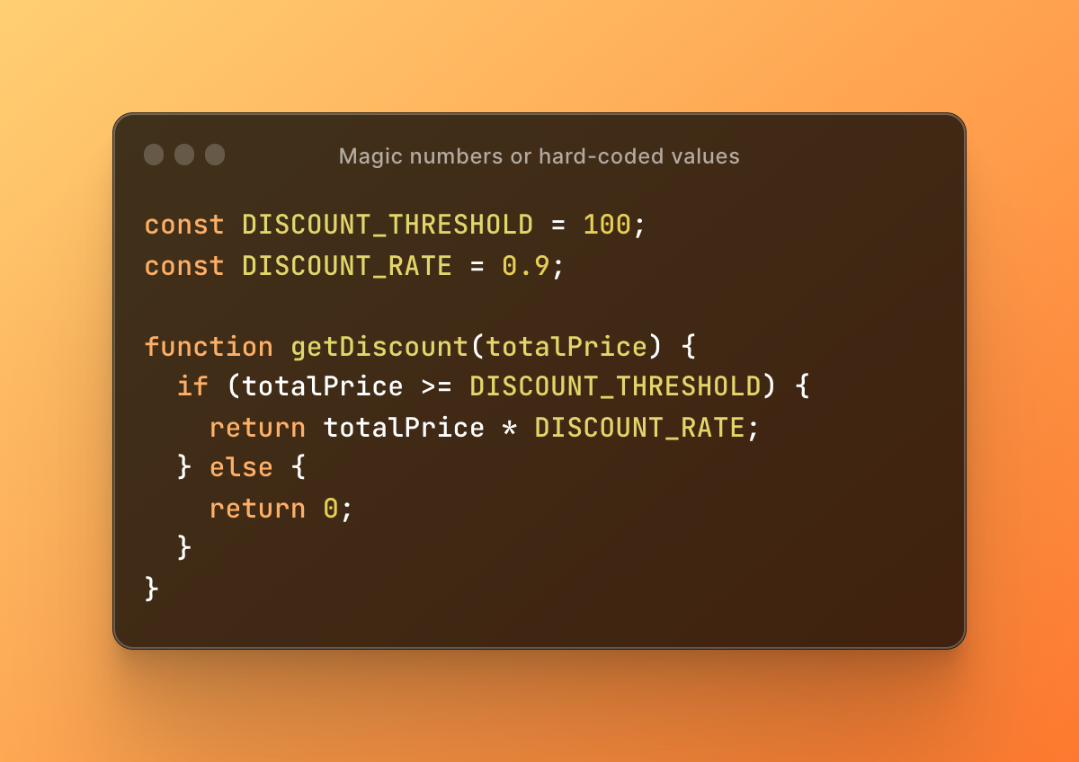 Magic-numbers-or-hard-coded-values-solution