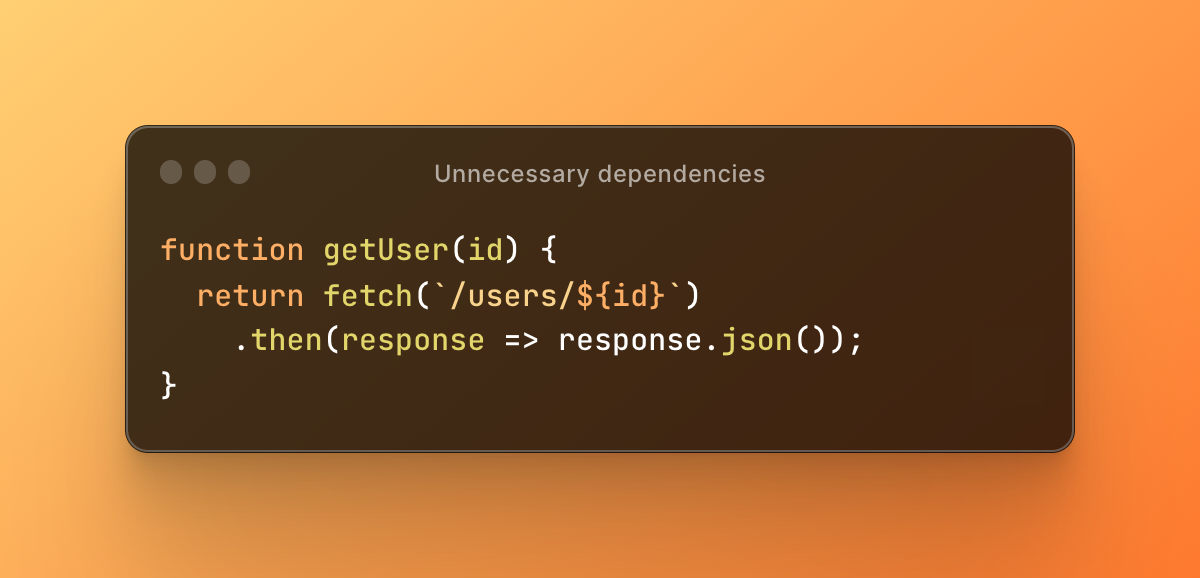 Unnecessary-dependencies-solution