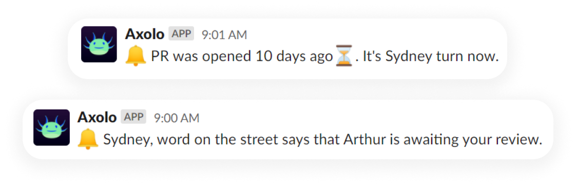 GitHub Slack auto reminders